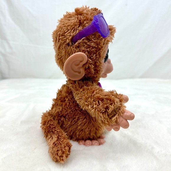 Hasbro FurReal Friends Baby Cuddles Giggly Monkey 2013 8" Toy Tested & Works - Picture 4 of 10